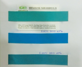 Dây thun xanh ngọc - Dây Đai Dệt Midori - Công Ty TNHH Sản Xuất - Thương Mại Và Dịch Vụ Mi Đô Ri